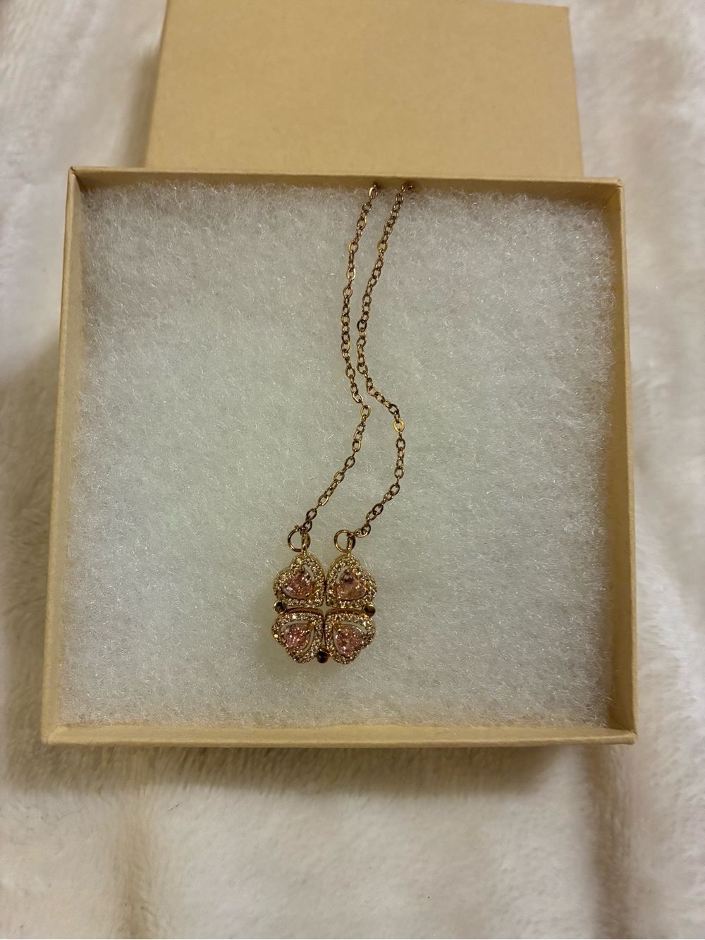 2 Way Heart/Clover Necklace
